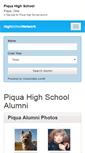 Mobile Screenshot of piquahighschool.org
