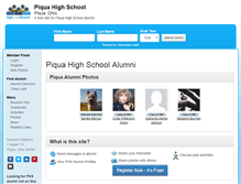 Tablet Screenshot of piquahighschool.org